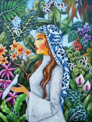 ogrod wschodni druk 30x40 plakat